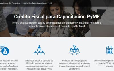 Crédito fiscal a cambio de inversión en capacitación de la Pequeña y Mediana Empresa