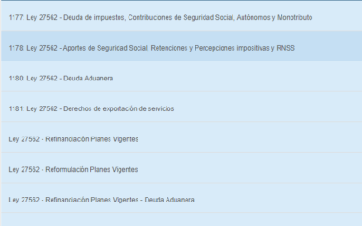 Moratoria AFIP 2020 para deudas vencidas al 31de julio.